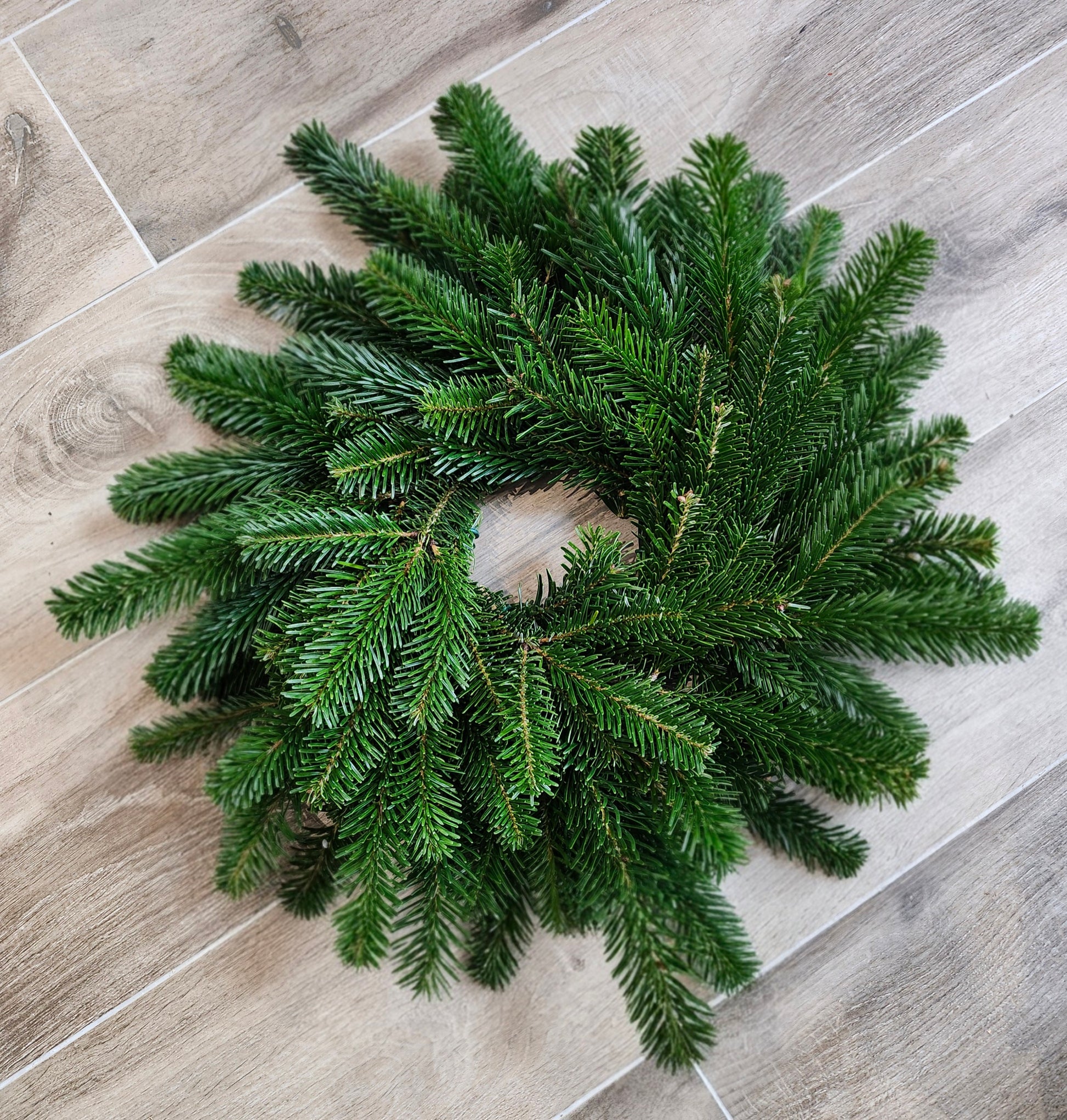 couronne naturelle de sapin bio